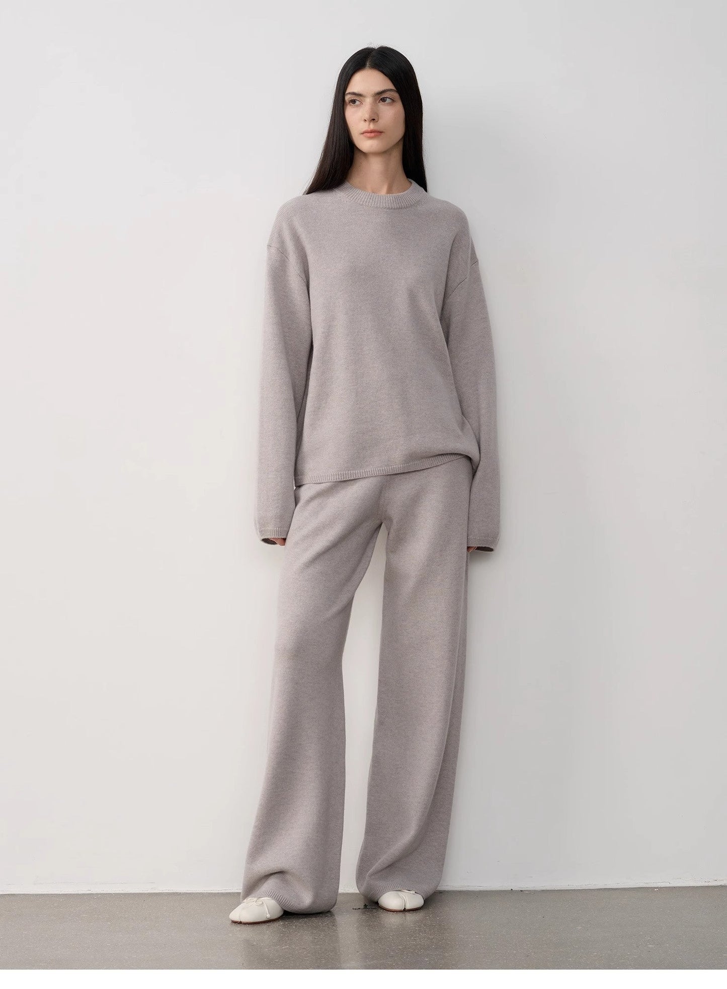 Women's Merino Wool Knit Outfit Set