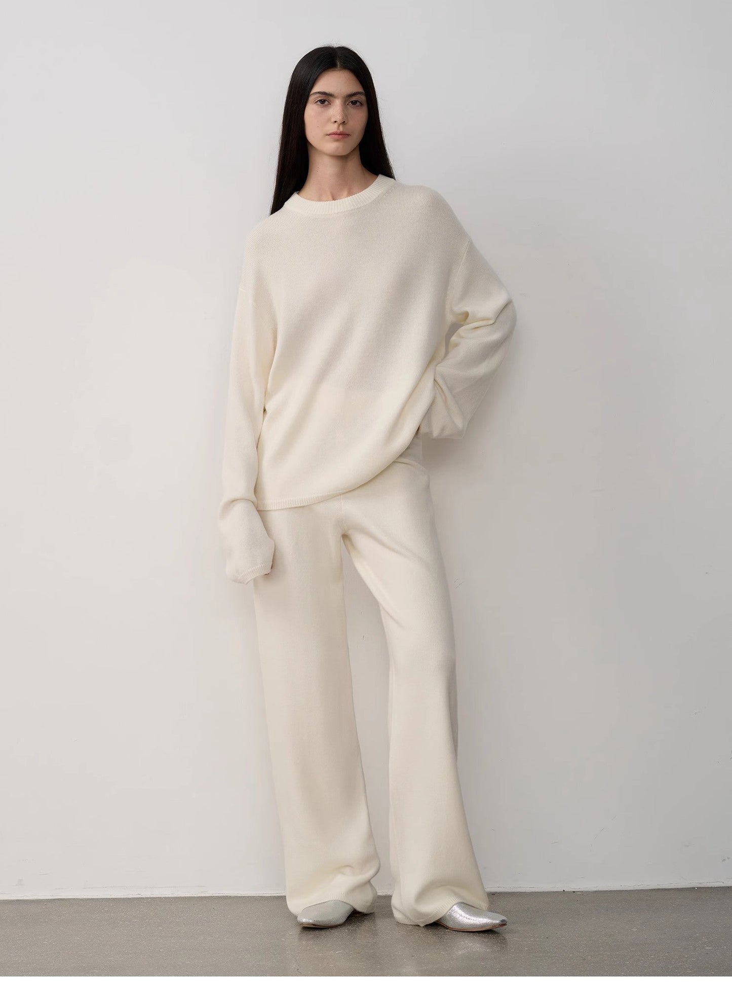 Women's Merino Wool Knit Outfit Set