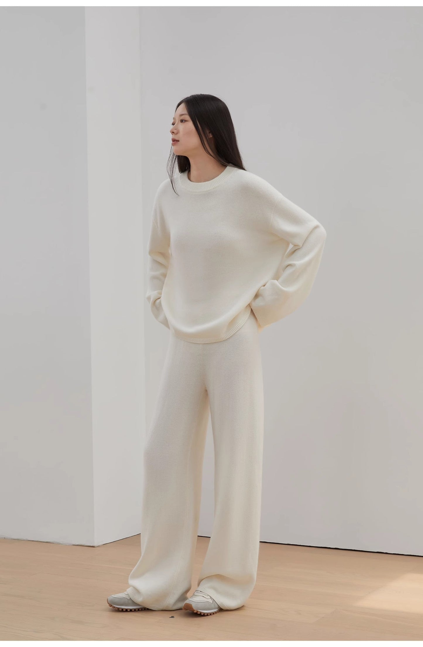 Women's Merino Wool Knit Outfit Set