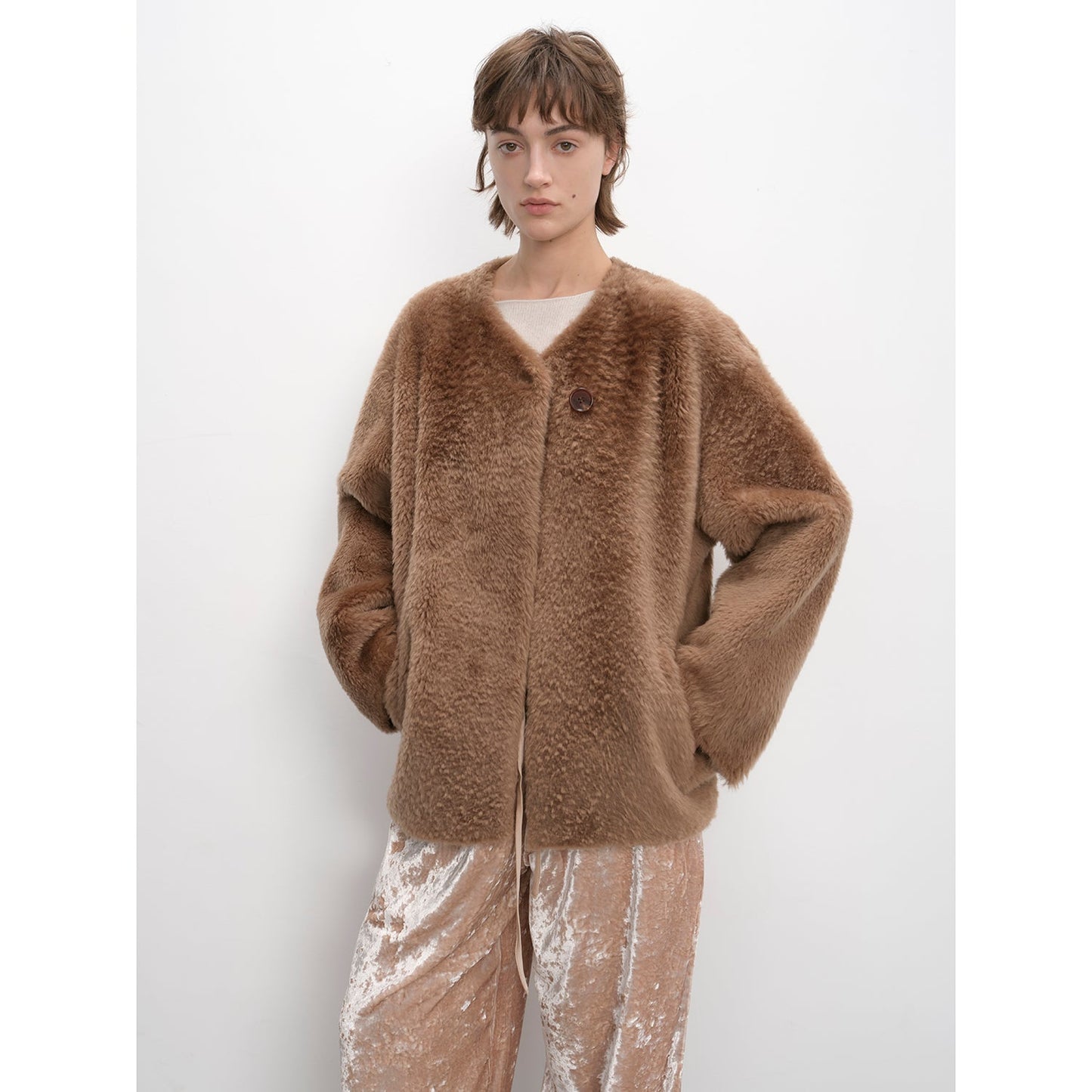 Merino Wool Fur Sheepskin Jacket