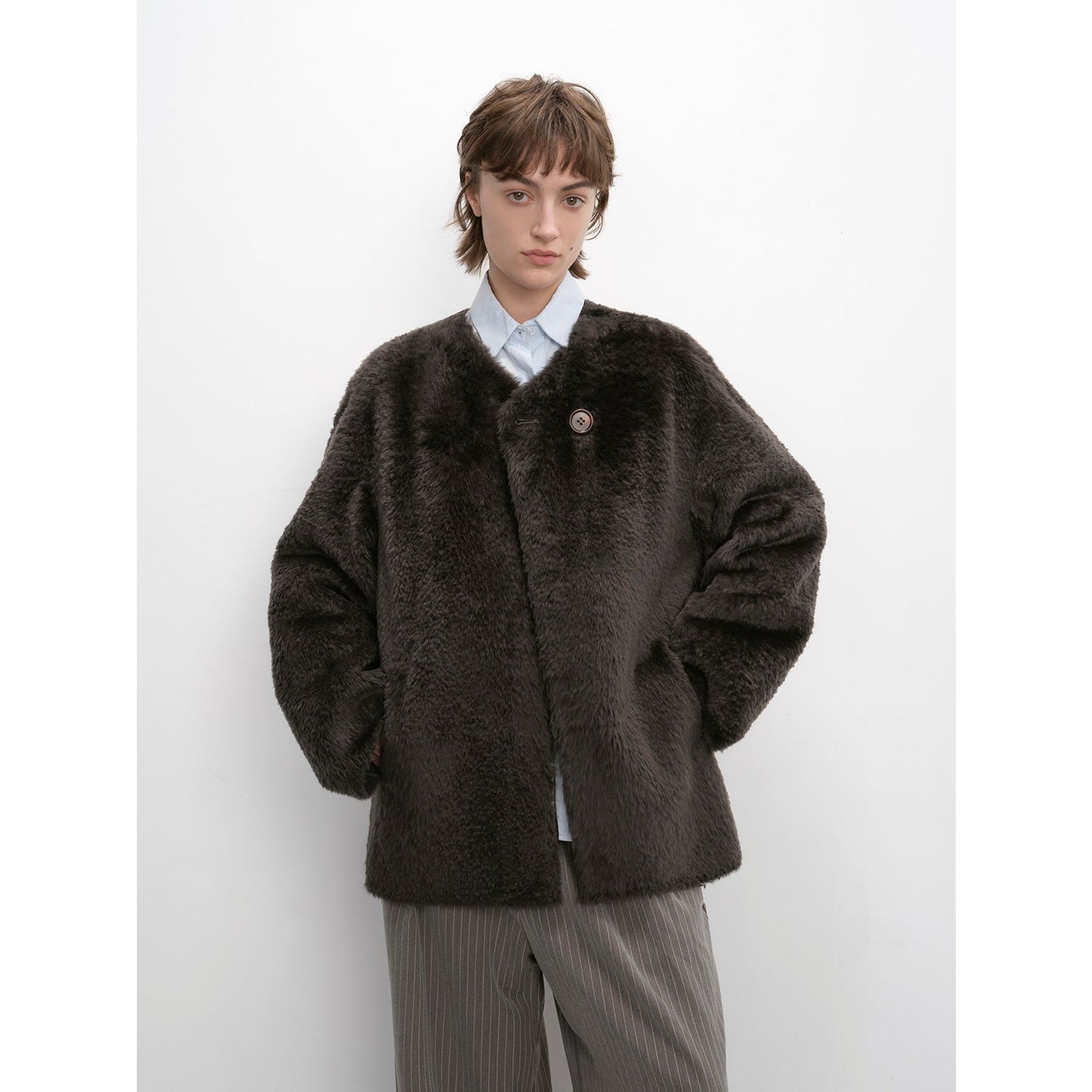 Merino Wool Fur Sheepskin Jacket