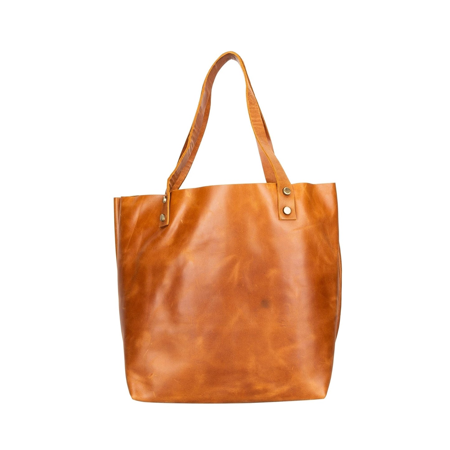 Alpine Leather Crossbody Tote Bag