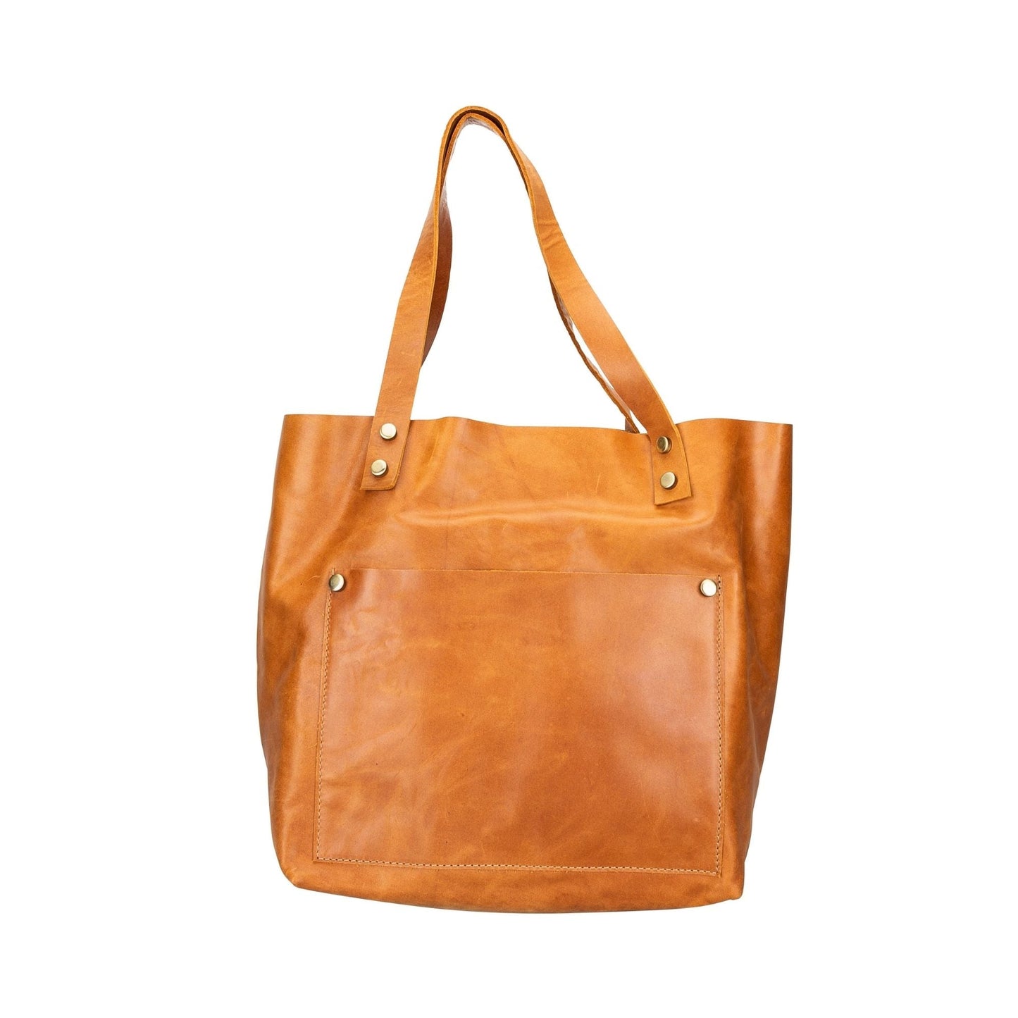 Alpine Leather Crossbody Tote Bag