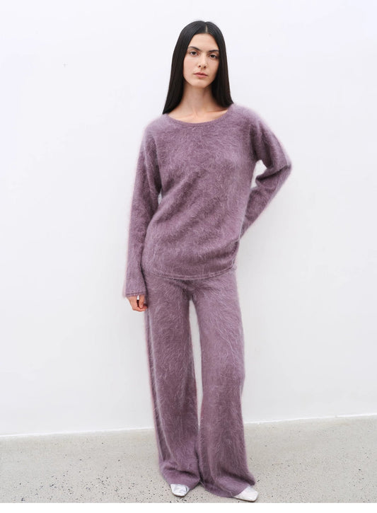 2 Piece Cashmere Sweater Lounge Set