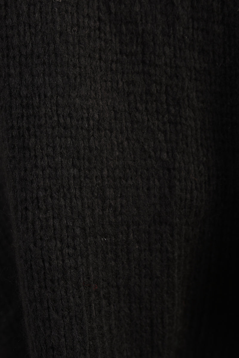 Asymmetric Oversized Knitted Sweater